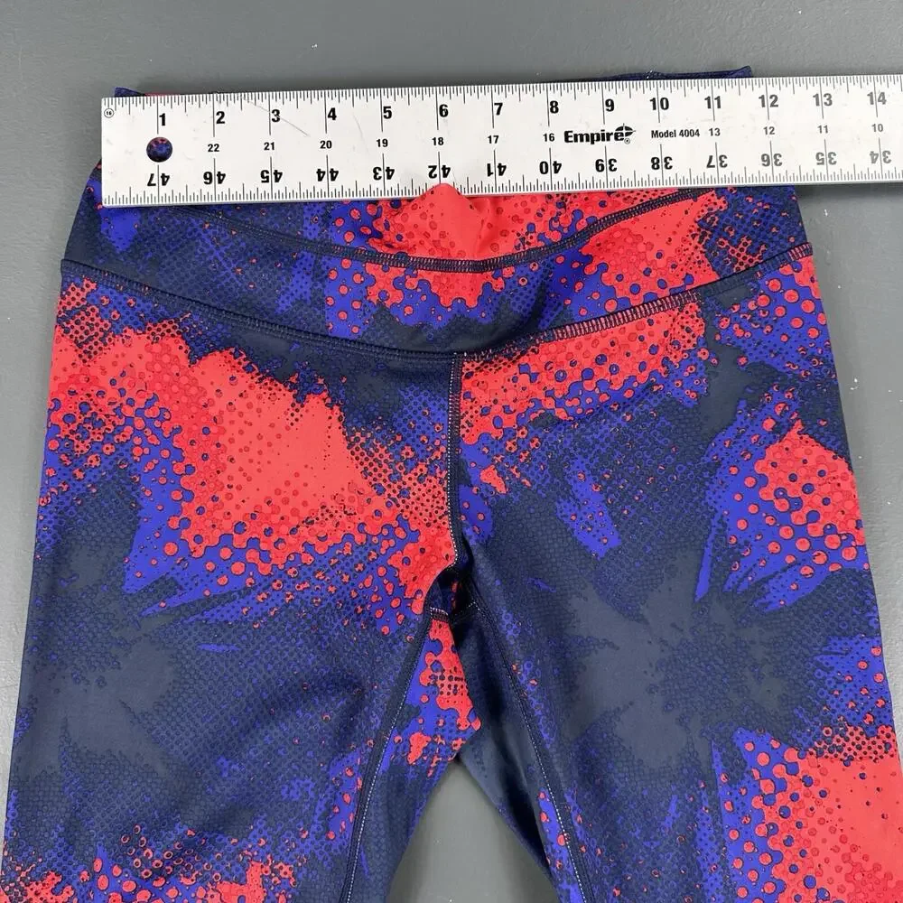 Athleta Leggings Women XS Electro Sonar Capri Athleisure Active Stretch Comfort - Picture 3 of 7